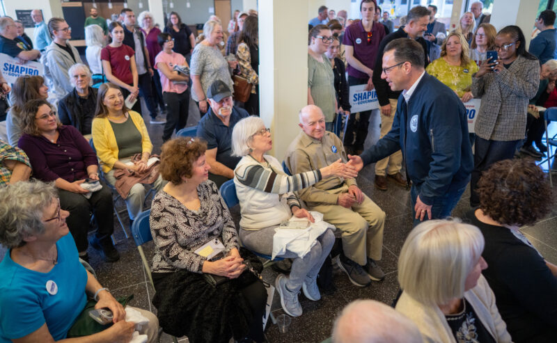 Gov. Josh Shapiro delivers speech at Lycoming College